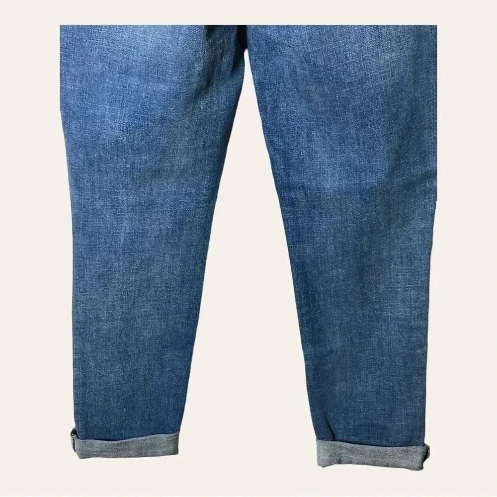0826. GAP DENIM JEANS 26‎ REGULAR REAL STRAIGHT DISTRESSED WITH PLAID PATCHES